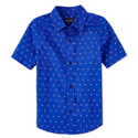 Boys Print Poplin Matching Button Down Shirt1